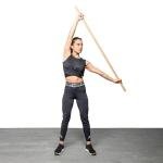 Silambam Rattan Cane Stick, 5.5 Feet (167.6 cm), Martial Arts Bo Staff, Training Stick, Redbrown