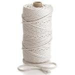SK Cotton Cord, 5mm x 37m, Natural White, Plant Hanger Rope for DIY Crafts and Knitting
