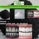 Umikkari Activated Charcoal from Rice Husk I Teeth Whitening Charcoal Powder I Safe for Enamel l RICE HUSK with Salt | 200GRM JUST 170