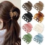 24Pcs Small Butterfly Hair Claw Clips for Women and Girls, Matte Non-Slip Strong Hold, MultiColor Hair Accessories for Thick, Thin, Curly, Fine Hair