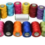 SK Silk Thread for Jewellery Making and Craft Work, Hand Embroidery, Multicolor, Pack of 10 Tubes