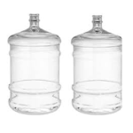 SK AGENCY Plastic Water Dispenser Bottle, 20L Capacity, Transparent with Thread Cap, BPA Free
