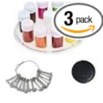 Traditional Bindi Set with 11 Colors, Seratta and Pottu Achu Applicator, Pack of 3