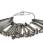 Traditional Bindi Set with 11 Colors, Seratta and Pottu Achu Applicator, Pack of 3