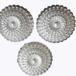 German Silver Coated Bowl with Lid, Decorative Serving Bowls, Pack of 3, Return Gift