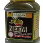 AMK2 Natural Neem Rice Husk Tooth Powder, Chemical-Free Herbal Dental Care, 200g