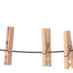 SK Brand Bamboo Wood Clothes Pegs, 20 Pieces, Water Resistant Clothespins for Drying, Arts and Crafts, Photos