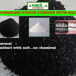 AMK2 Herbal Umikari Rice Husk Tooth Powder with Salt, Natural, Chemical Free, Color Free, 200g