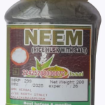 Neem Tooth Powder with Umikari Salt, Natural Neem Leaf Powder, Chemical Free, No Color Added, 200g