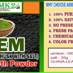 Neem Tooth Powder with Umikari Salt, Natural Neem Leaf Powder, Chemical Free, No Color Added, 200g