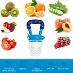New-born Baby Feeding Essentials Kit | Fruit Feeder, Silicone Spoon, Finger Brush & Bib