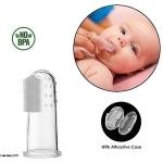 New-born Baby Feeding Essentials Kit | Fruit Feeder, Silicone Spoon, Finger Brush & Bib