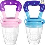 Baby Fruit Feeder Pacifier | Silicone Food Feeder & Teether for Babies | Gum Soothing Teething Toy for 6–12 Months Infants ( Pack of 2)
