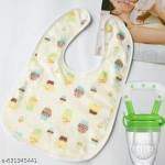Baby Feeding Set | Fruit Feeder with Baby Bib