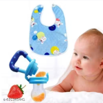 Baby Feeding Set | Fruit Feeder with Baby Bib