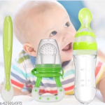 Newborn Feeding Combo | Spoon Bottle, Feeding Spoon & Fruit Feeder