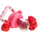 Pack of 1 Baby Food Feeder Pacifier with Silicone Nibbler