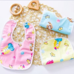 Pack of 5 Soft Cotton Baby Bib for Infants & Toddlers