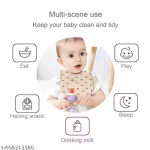 Pack of 5 Soft Cotton Baby Bib for Infants & Toddlers