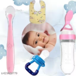 Baby Feeding Accessories | Fruit Feeder, Spoon, Bib & Spoon Bottle