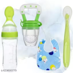 Baby Feeding Accessories | Fruit Feeder, Spoon, Bib & Spoon Bottle
