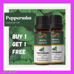 Buy 1 Get 1 Free Peppermint Essential Oil for Aromatherapy & Home Fragrance | Essential Oil for Diffuser & Soap Making