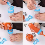 Squeeze Feeding Bottle with Spoon | Baby Feeding Tool