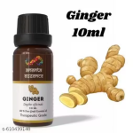 Ginger Essential Oil 10 ml – Spicy Herbal Aroma for Diffuser & Decor
