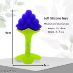 Pack of 3 Fruit Style Teether for Babies | Soft & Easy Hold