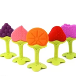 Pack of 3 Baby Silicone Fruit Teether | Lightweight & Flexible