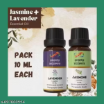Lavender & Jasmine Essential Oil Combo for Aromatherapy & Home Fragrance | Essential Oils for Diffuser & Soap Making