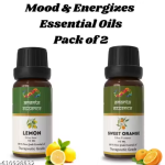Ananta Essential Oil Combo – Lemon & Sweet Orange (Pack of 2)