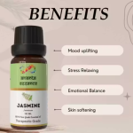 Buy 1 Get 1 Free Jasmine Essential Oil for Aromatherapy & Home Fragrance