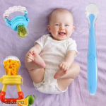 Newborn Combo Pack | Fruit Feeder, Rattle & Feeding Spoon