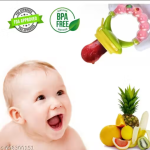 Pack of 1 Baby Feeding Rattle Nibbler – Soft Silicone Fruit Feeder