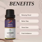Buy 1 Get 1 Free Lavender Essential Oil for Aromatherapy & Home Fragrance | Essential Oil for Diffuser & Soap Making
