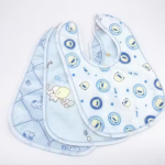 Pack of 3 Baby Feeding Bib Washable Cloth for Infants