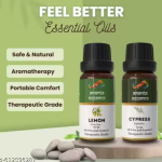 Ananta Essential Oil Combo – Lemon & Cypress (2 x 10ml)