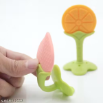 Pack of 3 Fruit shape teether for baby