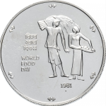 10 Rupien 1981 - Ernährungstag, Indian