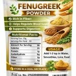 Appu Natural Organic Methi Powder for Eating, Methi Powder for Hair Growth, and Fenugreek Powder for Hair Growth