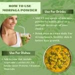 Appu naturals Organic Moringa Powder From Pure Drumstick Leaves | Gives Natural Energy & Nutrients 100g