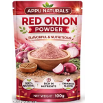 Appu Naturals Red Onion Powder, Natural Dehydrated Pyaz Powder, No Preservatives, No Additives, Ready-to-Use Cooking Seasoning for Indian Dishes