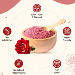 Appu Naturals Rose Petal Powder - 100g | Antioxidant Support To Revitalize Skin Health | 100% Pure & Natural | Rose Powder for Face Mask, Tanning & Glowing Skin