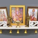 Wooden Wall Shelf Temple Shelf, Temple for Statue, Office Wall, Wall Stand, Wall Mounted Shelf Living Room