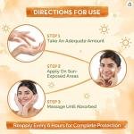 Prominent Sunscreen SPF 50 with Ginkgo Bilboa, Hyaluronic Acid & Vitamin B3 for UVA UVB Protection, Paraben Free, Vegan - 50gm