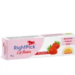 RIGHTPICK LIPBALM 10GM Strawberry Flavour unique moisture for chapped or dry lip
