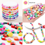 HETVIN Beads Bracelet Making Kit for Girls | DIY Jewelry Making Craft Set with Colorful Beads & Accessories