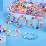 HETVIN Beads Bracelet Making Kit for Girls | DIY Jewelry Making Craft Set with Colorful Beads & Accessories