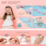 HETVIN Beads Bracelet Making Kit for Girls | DIY Jewelry Making Craft Set with Colorful Beads & Accessories